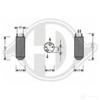 Осушитель кондиционера DIEDERICHS 8695001 3 Z8Z4 2086614
