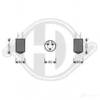 Осушитель кондиционера DIEDERICHS 8693001 Daewoo 4PW85 NQ