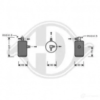 Осушитель кондиционера DIEDERICHS 8406002 ARFK CP Citroen