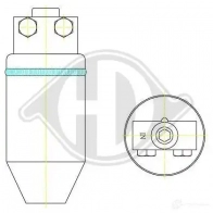 Осушитель кондиционера DIEDERICHS V8C KE2B dct1218 2098803