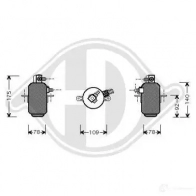 Осушитель кондиционера DIEDERICHS 2098728 dct1143 6BKS CM