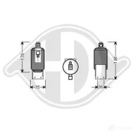 Осушитель кондиционера DIEDERICHS 2098829 1QR8 HB dct1244