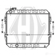 Радиатор охлаждения двигателя DIEDERICHS dcm3396 I2X M1 2098027