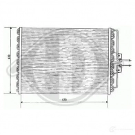Радиатор охлаждения двигателя DIEDERICHS I 6RB28 2082694 8102105