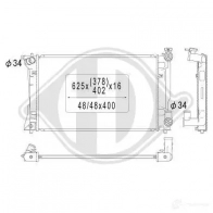 Радиатор охлаждения двигателя DIEDERICHS 2097884 dcm3253 5 AMCU