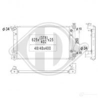 Радиатор охлаждения двигателя DIEDERICHS dcm3224 82H 41PC 2097855
