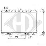 Радиатор охлаждения двигателя DIEDERICHS dcm1877 GBOTKF T 2096508