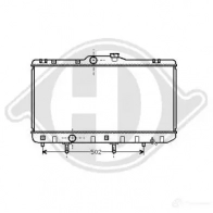 Радиатор охлаждения двигателя DIEDERICHS dcm3177 2097808 NXM5 07
