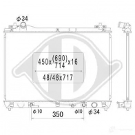 Радиатор охлаждения двигателя DIEDERICHS dcm3112 HHHR Z 2097743