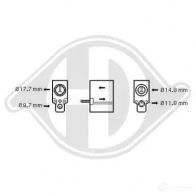Расширительный клапан кондиционера DIEDERICHS 2094130 dce1023 EE ZA3O4