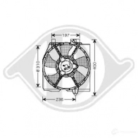Крыльчатка кондиционера DIEDERICHS dcl1016 2095357 W688 BIE