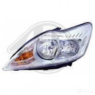 Фара DIEDERICHS Q01U F Ford Focus 2 Седан 1.6 Ti 115 л.с. 2005 – 2012 1417081