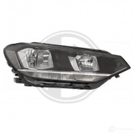 Фара DIEDERICHS 2297080 Volkswagen Touran (5T1) 3 Минивэн 1.2 TSI 110 л.с. 2015 – 2024 G5ZR9E LPP4 91