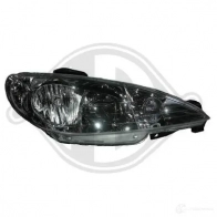 Фара DIEDERICHS 4225183 Peugeot 206 1 (2AC) Хэтчбек 1.4 HDi eco 70 68 л.с. 2001 – 2024 2SGF SD