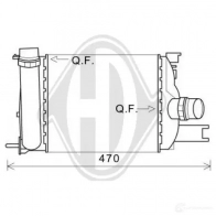 Интеркулер DIEDERICHS dca1095 884W7 H 2093159