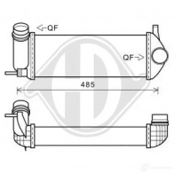 Интеркулер DIEDERICHS dca1129 Renault C8N 2K