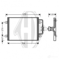 Интеркулер DIEDERICHS dca1058 X RE7N7 Renault