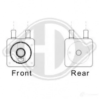Масляный радиатор двигателя DIEDERICHS dco1026 2098514 K7APL O