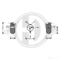 Подкрылок DIEDERICHS 2080452 KN XUBV 6910608