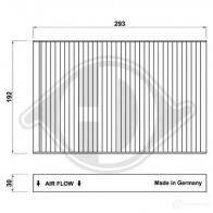 Салонный фильтр DIEDERICHS W 3SKJ7C 2094374 dci0170