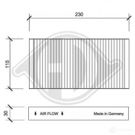 Салонный фильтр DIEDERICHS dci0133 2094346 VT2X NQB