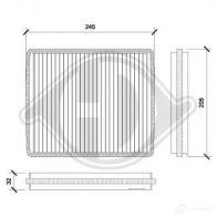 Салонный фильтр DIEDERICHS 2094464 N5FM L dci0813