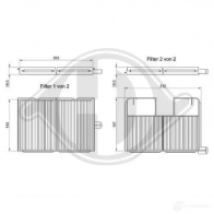 Салонный фильтр DIEDERICHS 2094458 dci0803s UB7C 34