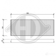Салонный фильтр DIEDERICHS UJI EVU dci0117 2094331