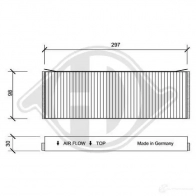 Салонный фильтр DIEDERICHS 2094334 KRAM8 3Z dci0120s