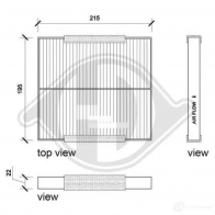 Салонный фильтр DIEDERICHS dci0834 IL QZRZZ 2094472