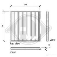 Салонный фильтр DIEDERICHS JU 1WIFT 2094407 dci0215