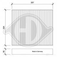 Салонный фильтр DIEDERICHS dci0213 NBPJ U 2094405
