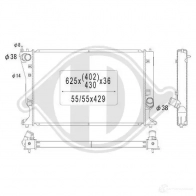 Амортизатор DIEDERICHS Volkswagen Jetta 6 (A6, 162, AV3) Седан 1.4 TSI Hybrid 150 л.с. 2011 – 2024 T MUTX 9970165