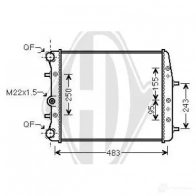 Амортизатор DIEDERICHS 2088306 9970328 2Z CY72T