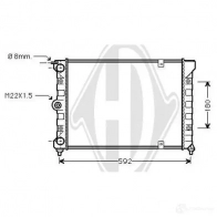 Амортизатор DIEDERICHS NVI0 T 2088179 9970204