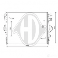 Амортизатор DIEDERICHS TNSE P 9970308 Renault Trafic (FL, X83) 2 Фургон 2.0 (FL0A) 120 л.с. 2001 – 2024