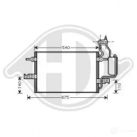 Амортизатор багажника, упор задней двери DIEDERICHS HL Q8IU 9182400 2086990