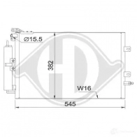 Амортизатор багажника, упор задней двери DIEDERICHS J ZWID5 9305001 2087162