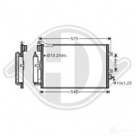 Амортизатор багажника, упор задней двери DIEDERICHS 2087161 HDQ64N Q 9305000