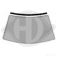 Молдинг лобового стекла, накладка DIEDERICHS 8300800 O8N NR1K 2083928 - Изображение 2
