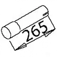 Выхлопная труба глушителя DINEX X D8IYTG 51145 1936356