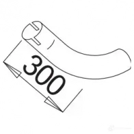 Выхлопная труба глушителя DINEX Q9 O5M 1936812 52232