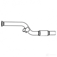 Выхлопная труба глушителя DINEX 40C4L M 1937508 56104