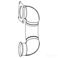 Выхлопная труба глушителя DINEX NK9 KGLS 64145 1937824