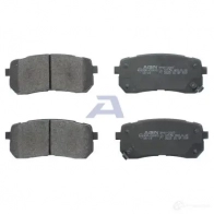 Тормозные колодки дисковые, комплект AISIN AH7 W5VX 5411450745185 1217552265 BPHY-2007 - Изображение 2