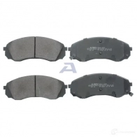 Тормозные колодки дисковые, комплект AISIN I0 I8W BPHY-1009 1217552003 5411450745192 - Изображение 2