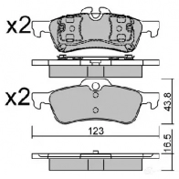 Тормозные колодки дисковые, комплект AISIN L6B 9SEX 1579626 BPMB-2001 5411450703765