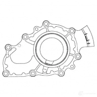 Крышка двигателя передняя AISIN 1585057 V4L DN 5411450683654 TCT-077