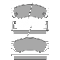 Тормозные колодки дисковые, комплект AISIN 60098198 ASN-2073 42 8PU 5411450606752