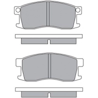 Тормозные колодки дисковые, комплект AISIN 109263553 HX OQ9G 5411450607278 ASN-2123